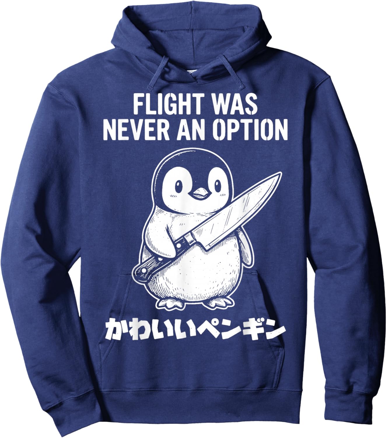 Flight was Never an Option Hoodie - Hoodie | Navy