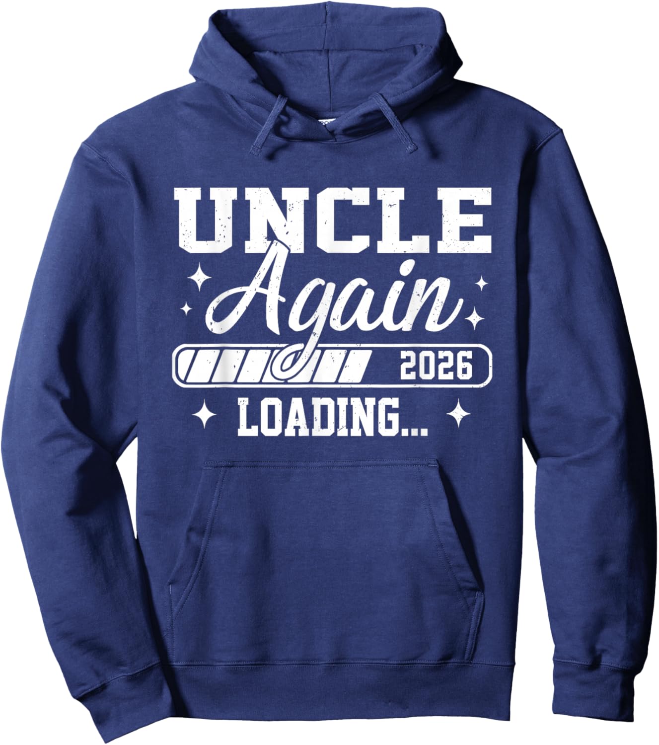 Uncle Again 2026 Loading Uncle to Be Hoodie - Hoodie | Navy