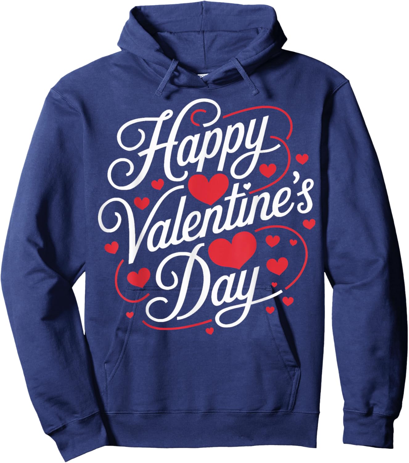 Happy Valentines Day Valentines Hoodie - Hoodie | Navy