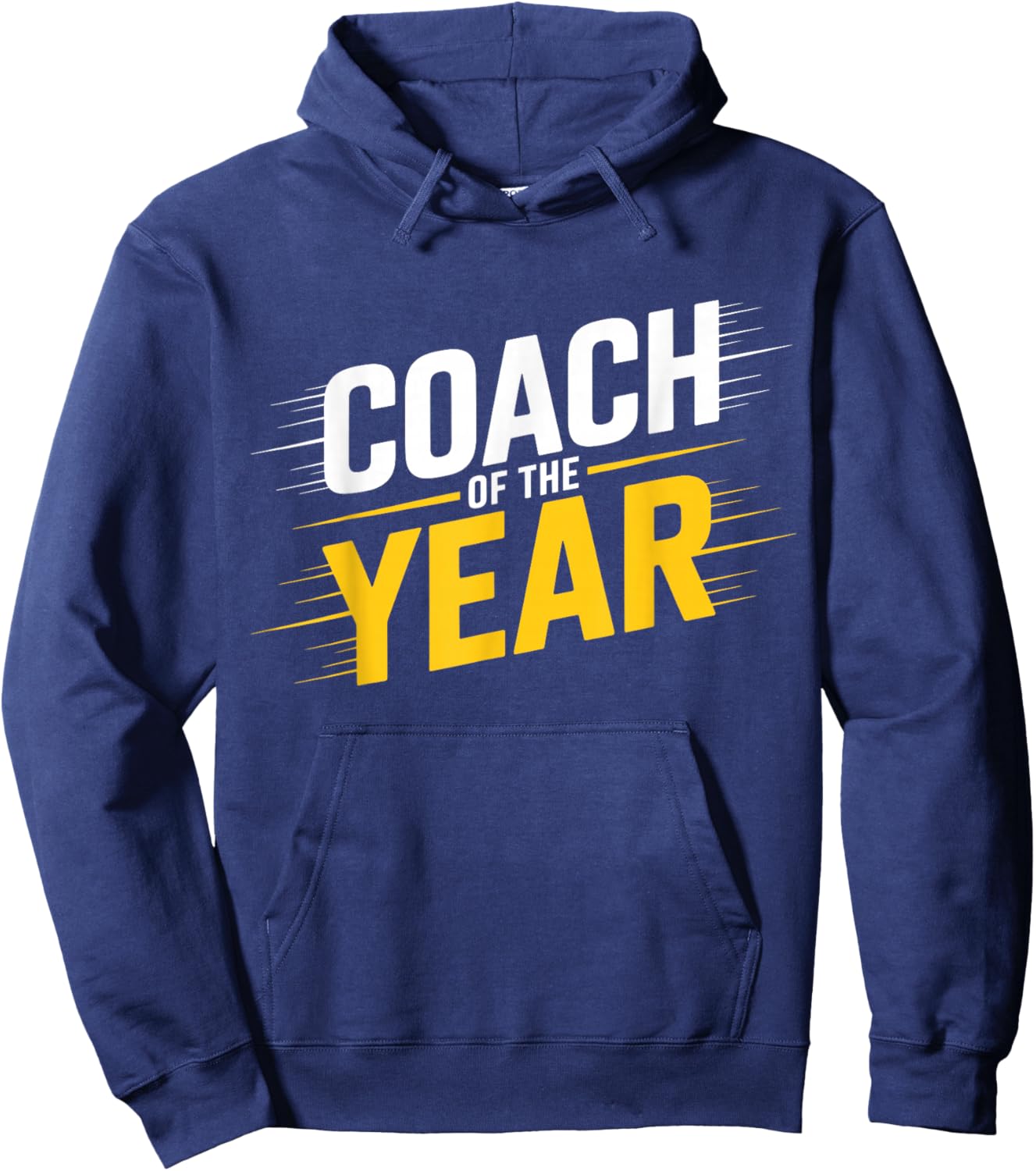 Coach of The Year Best Coach Dad Hoodie - Hoodie | Navy