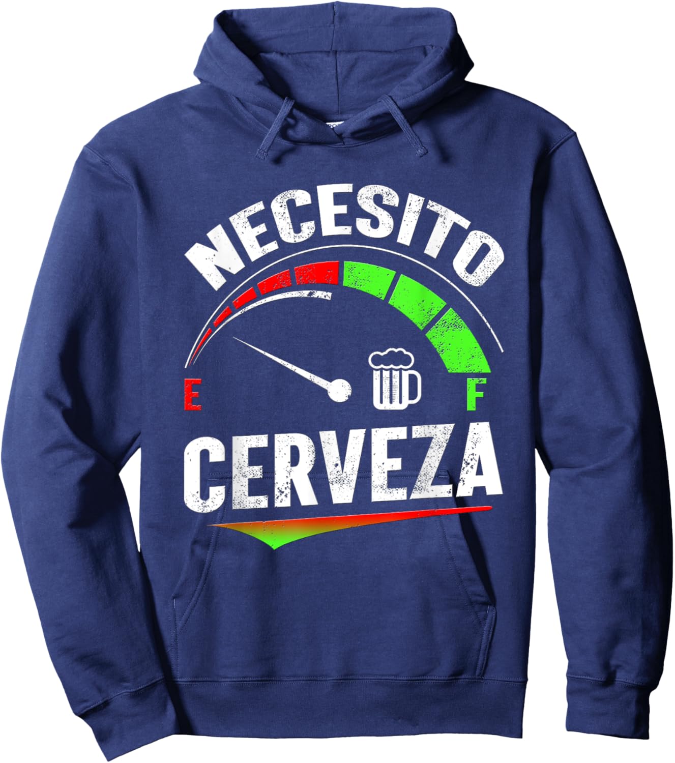 Necesito Cerveza Shirt - Cerveza Hoodie - Hoodie | Navy