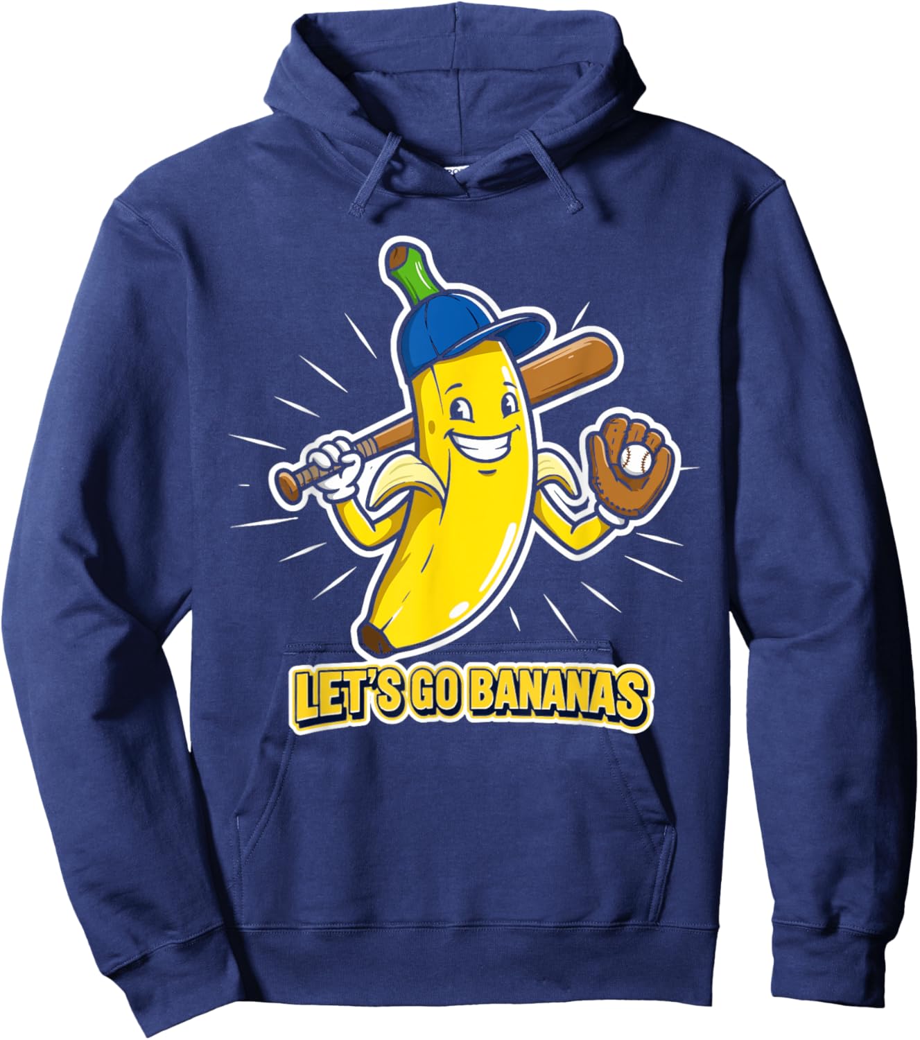 Funny Banana Shirts Gift , Lets Go Bananas Hoodie - Hoodie | Navy