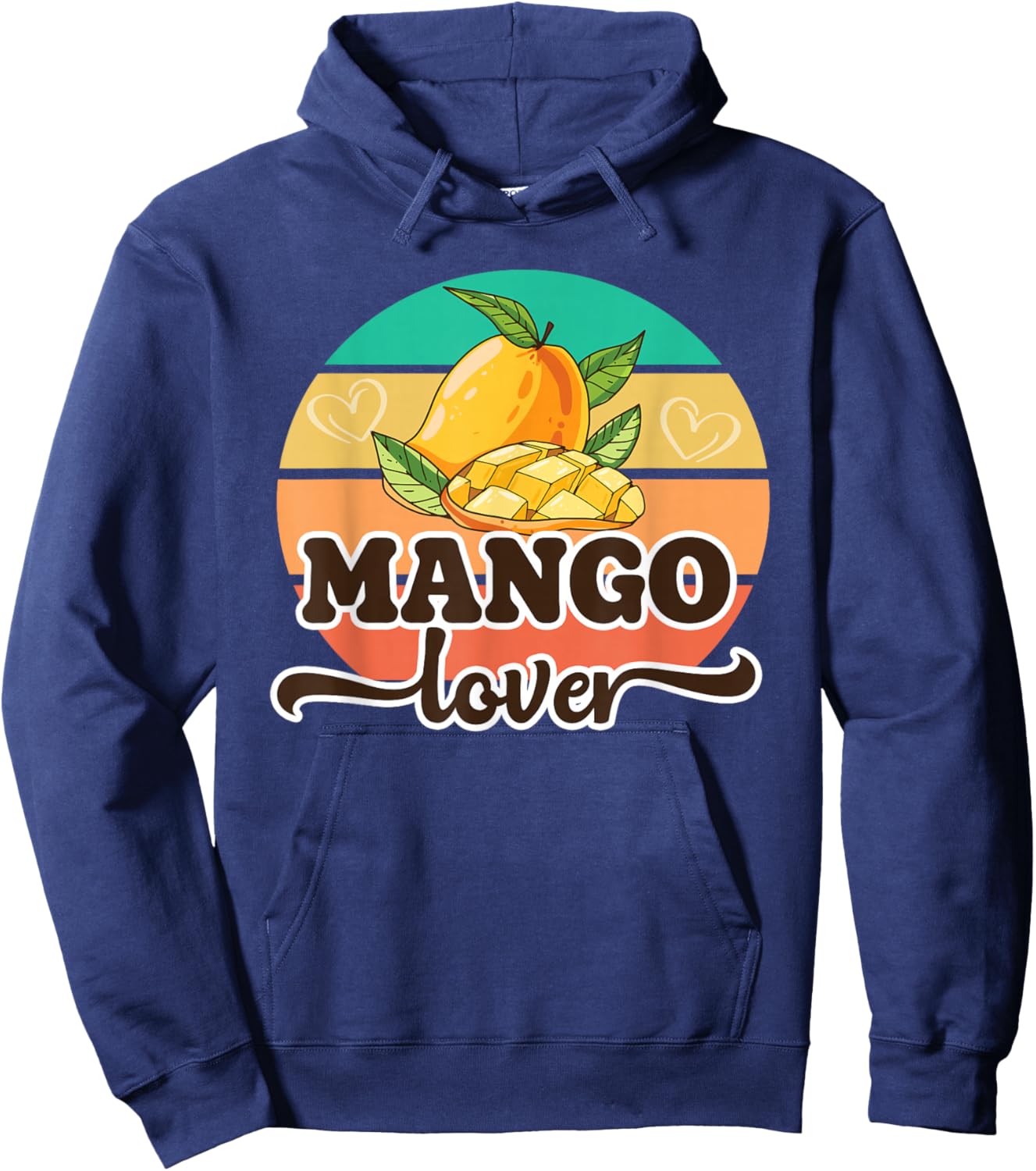 Funny Mango Gift, Mango Lover Hoodie - Hoodie | Navy