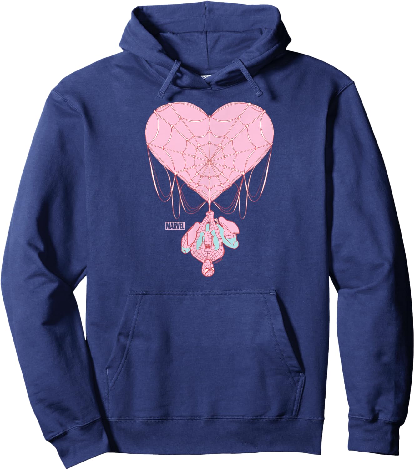 Spider-Man - Web Heart Valentine's Day Hoodie - Hoodie | Navy