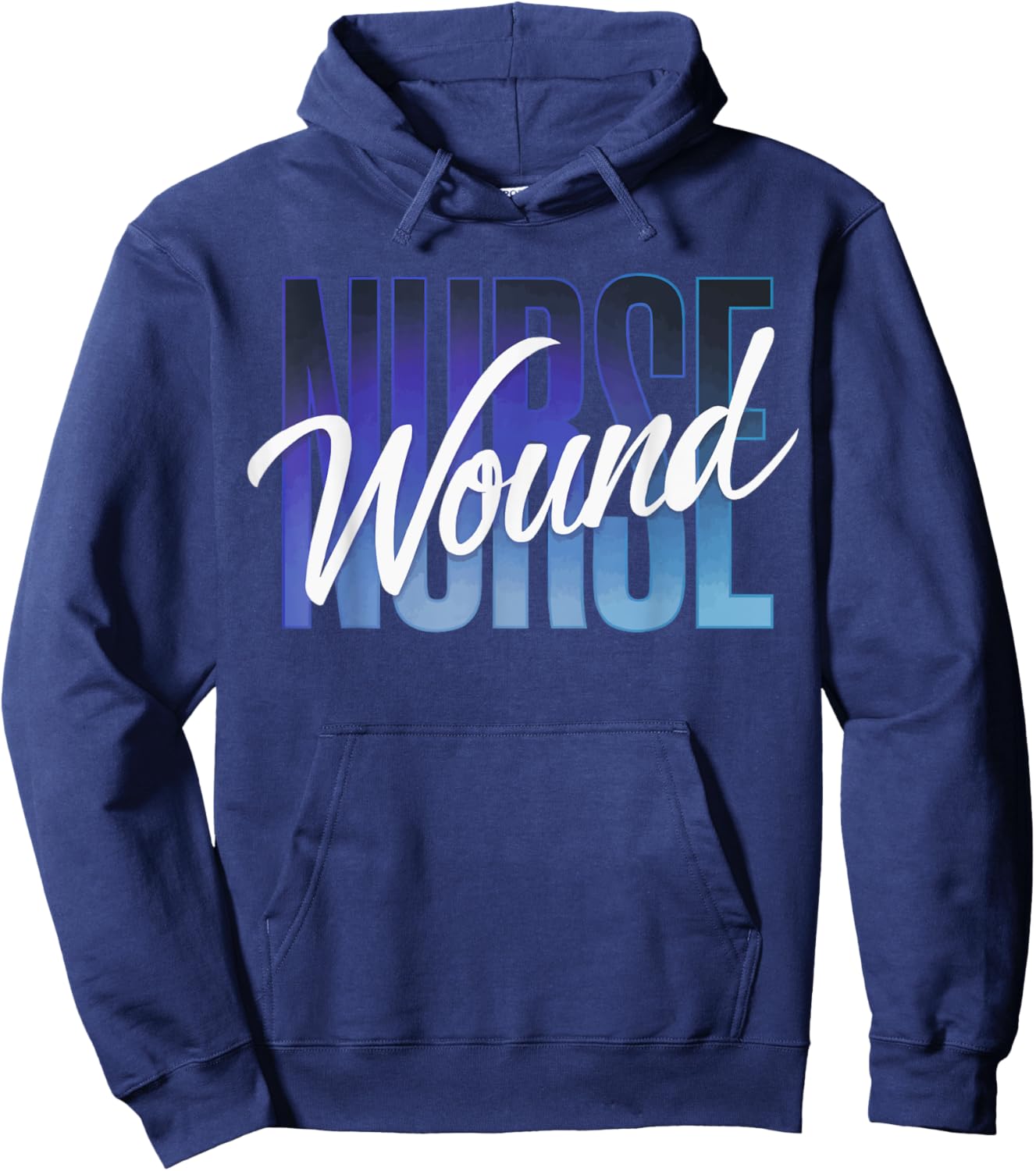 Wound Care Nurse Retro Wound Care Nursing Hoodie - Hoodie | Navy