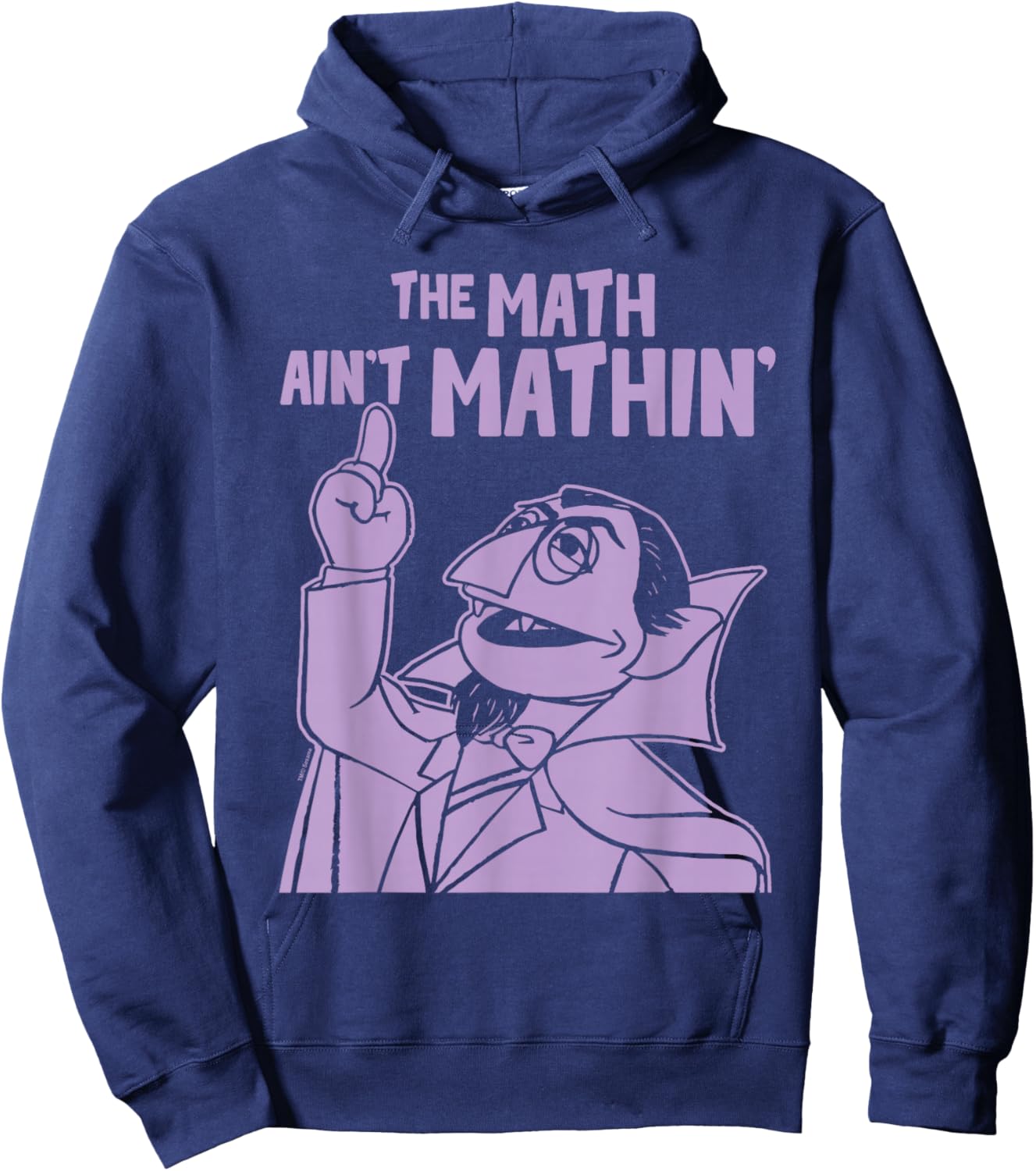 Sesame Street The Count Math Ain't Mathin' Hoodie - Hoodie | Navy