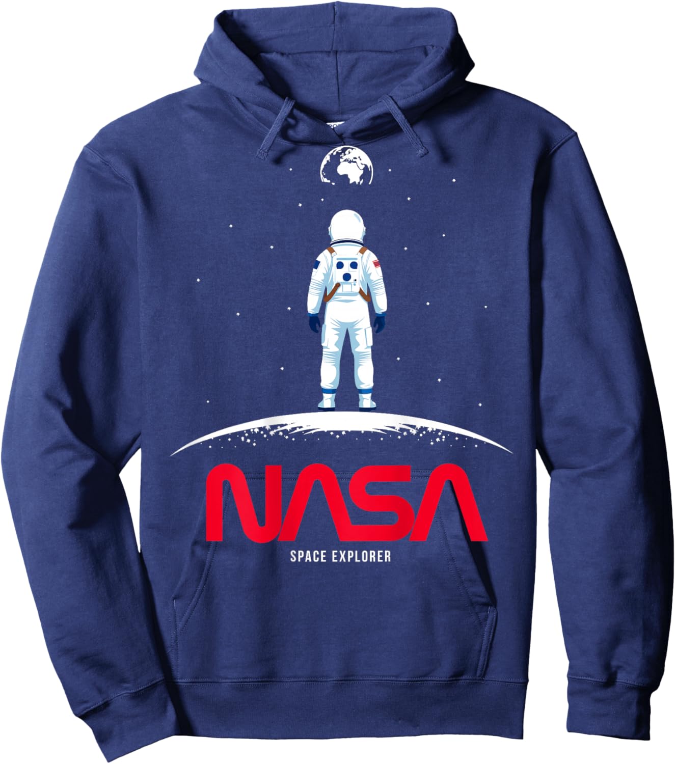 NASA - Backprint: Earth View Hoodie - Hoodie | Navy