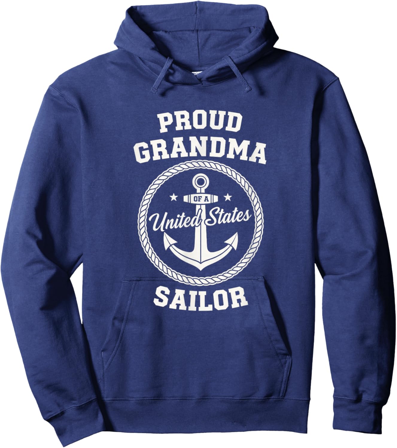 Grandparent Grandma of A Sailor Hoodie - Hoodie | Navy
