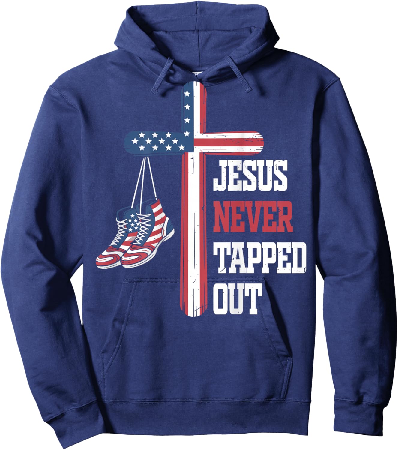 US Flag Men Hoodie - Hoodie | Navy
