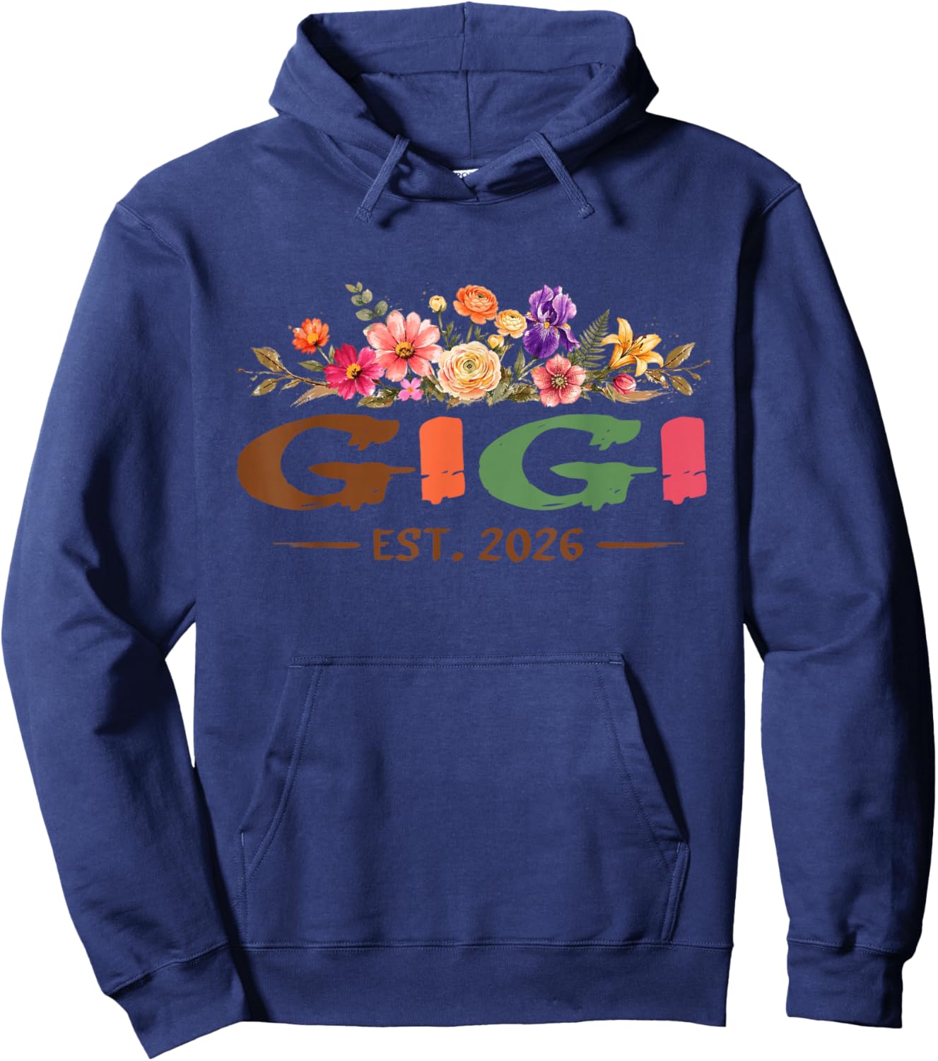 Gigi 2026 Flower Promoted to Gigi Hoodie - Hoodie | Navy