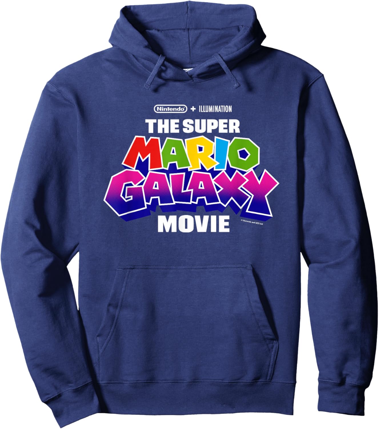 The Super Mario Galaxy Movie Logo Hoodie - Hoodie | Navy