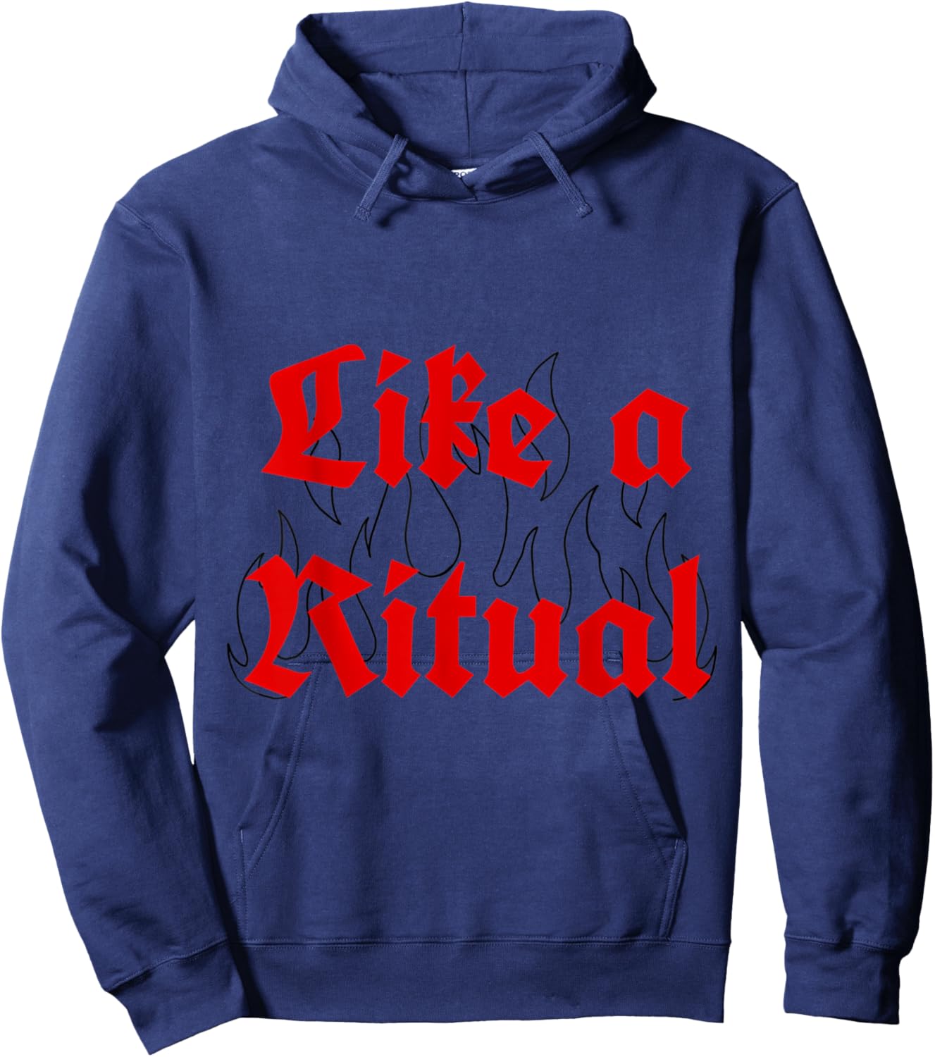 Adults Black Small Classic Short Sleeve Hoodie - Hoodie | Navy