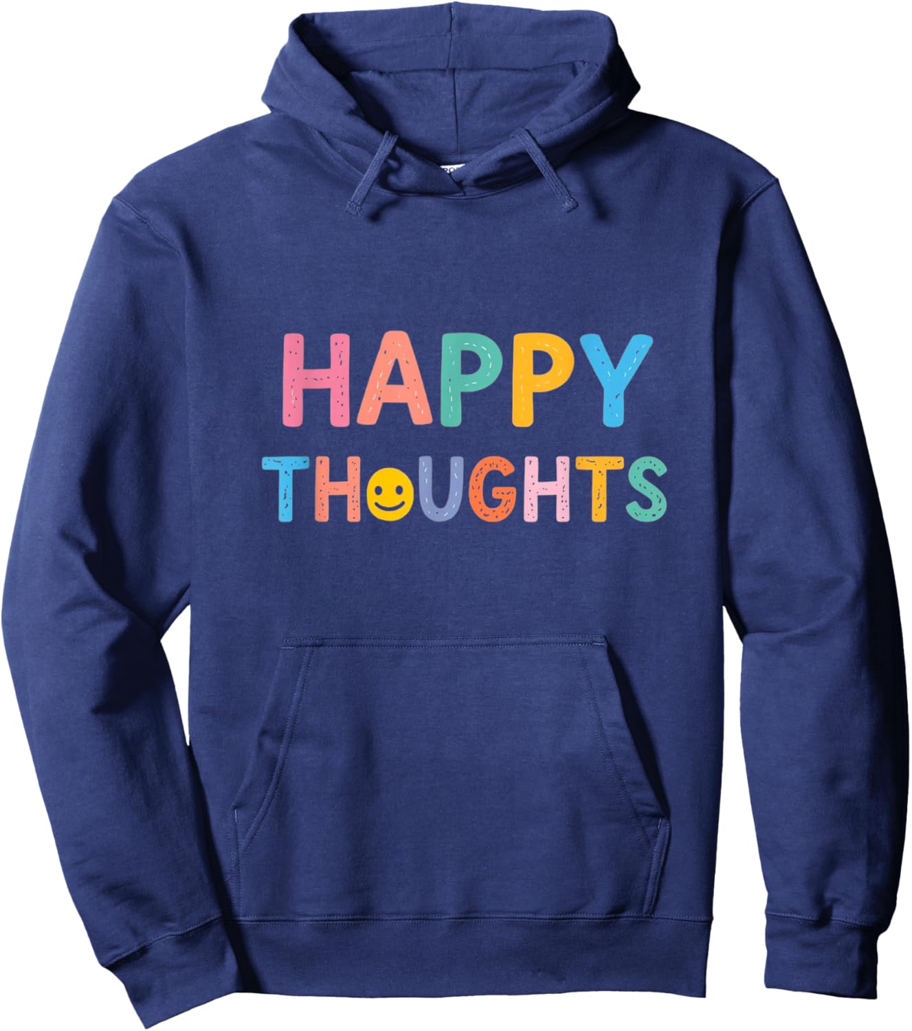 Pensées heureuses pensées positives Hoodie - Hoodie | Navy