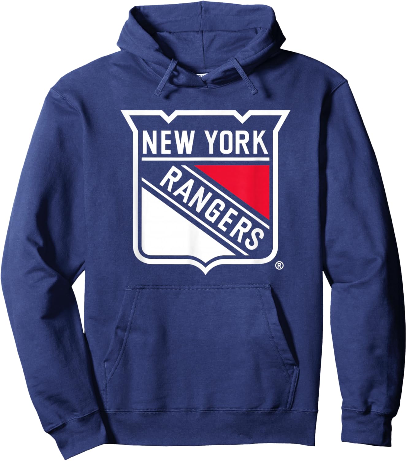New York Rangers Icon Royal Officially Licensed Hoodie - Hoodie | Navy