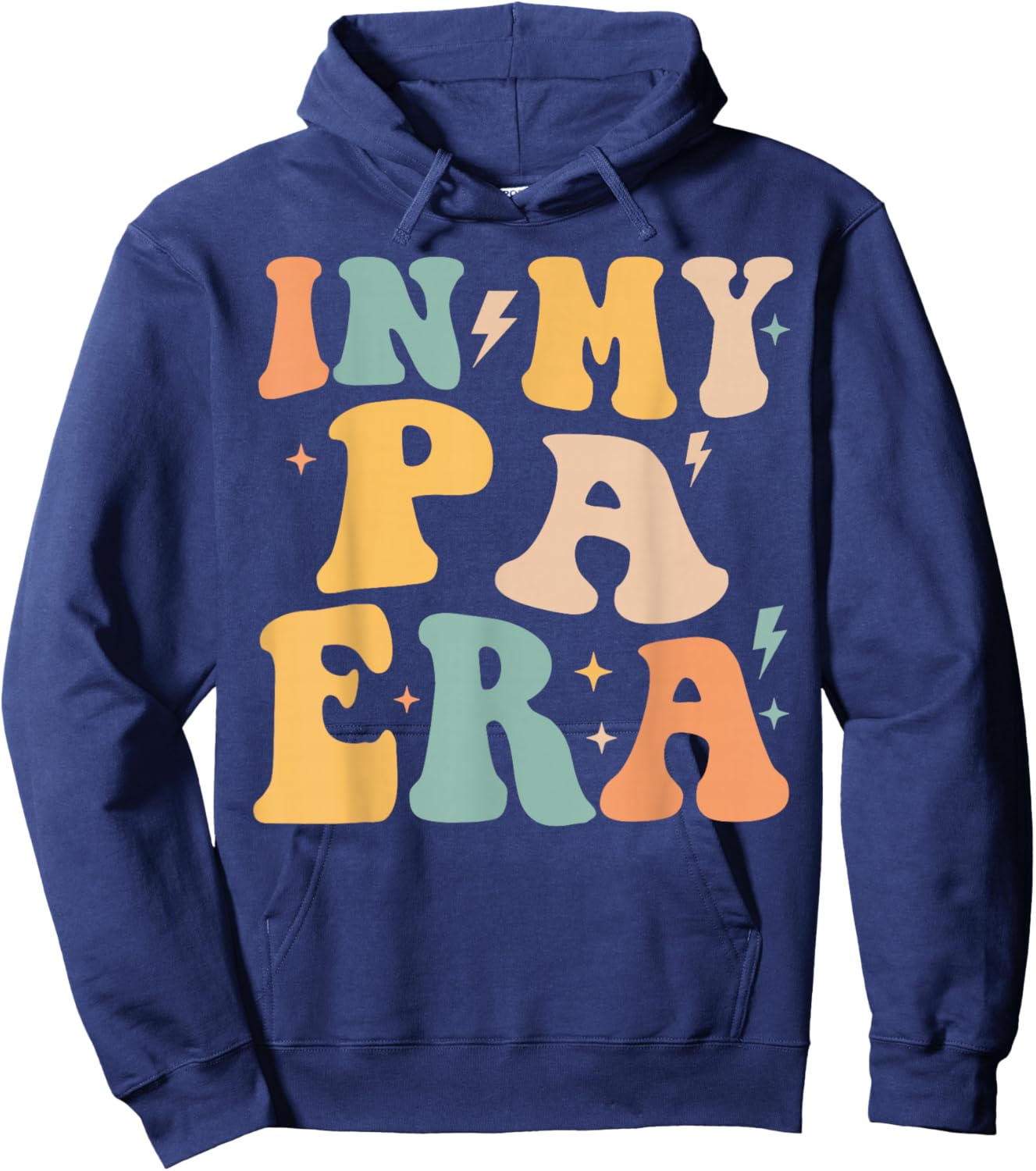 Retro Groovy In My Pa Era Father's Day Hoodie - Hoodie | Navy