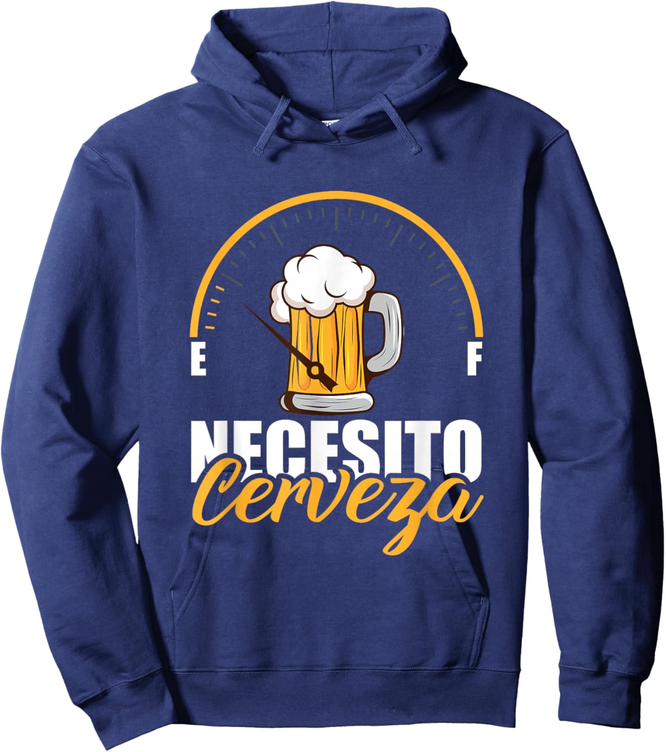 Buveur de bière Mexicain drôle Necesito Cerveza Hoodie - Hoodie | Navy