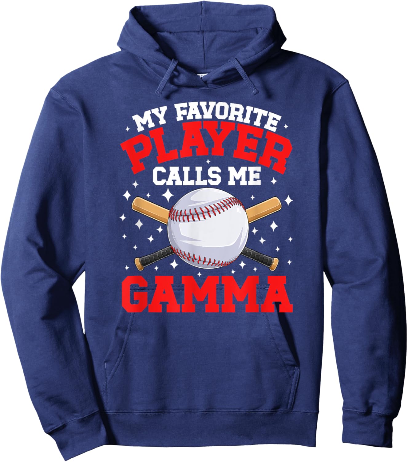 Proud Baseball Gamma Of A Baseball Player Gamma Hoodie - Hoodie | Navy