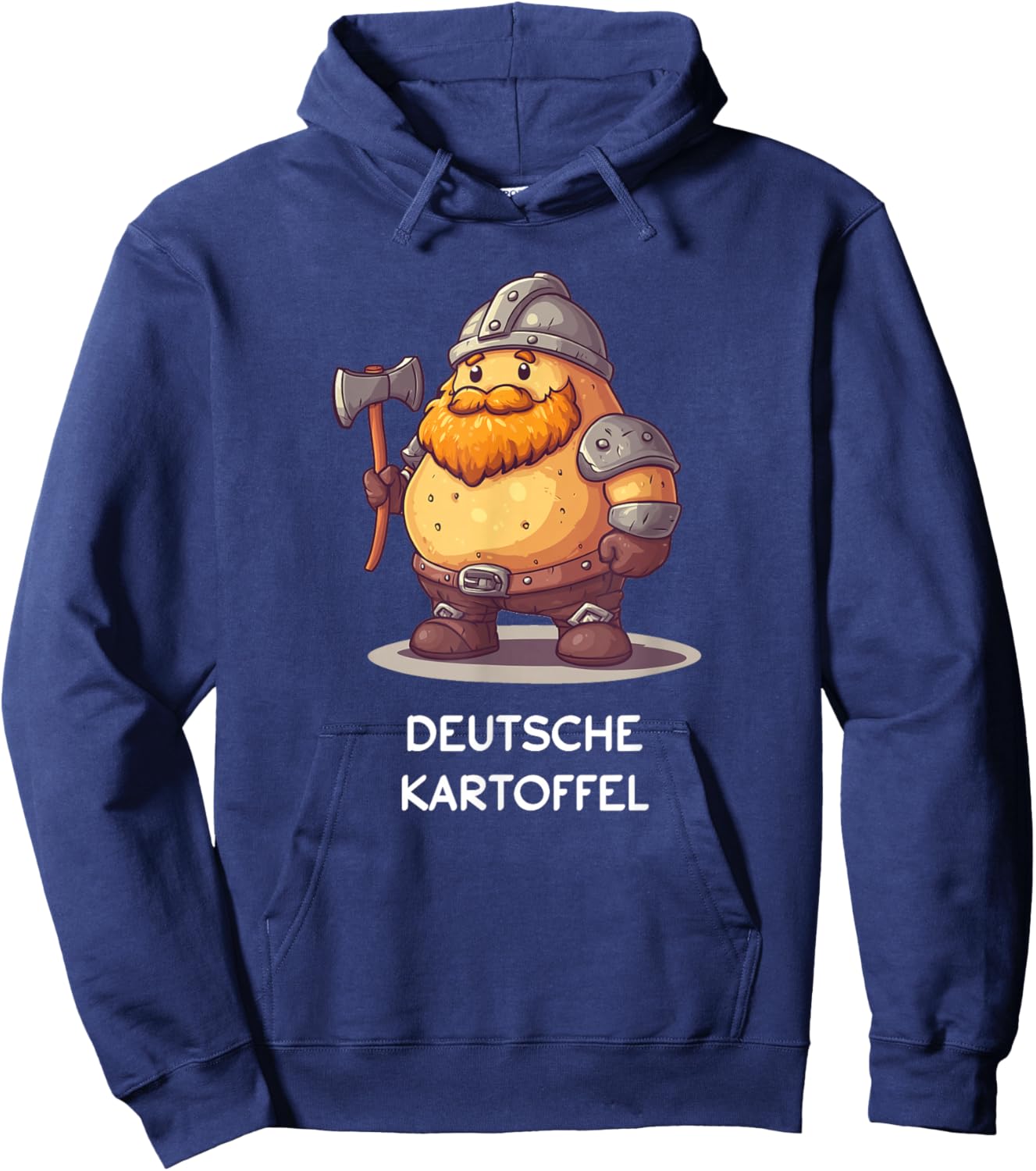 Deutsche Kartoffel | Lustiger Spruch | Wikinger Hoodie - Hoodie | Navy