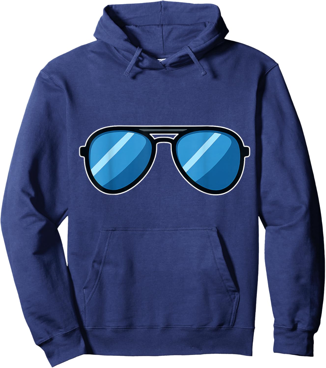 Glasses Macron Funny Humor Politics Hoodie - Hoodie | Navy