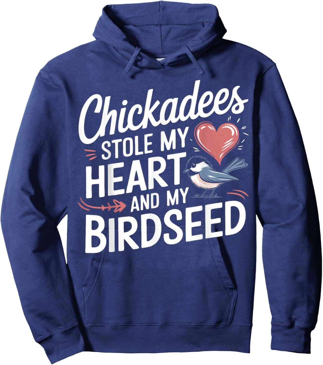 Chickadee Lover Cute Chickadees Hoodie - Hoodie | Navy