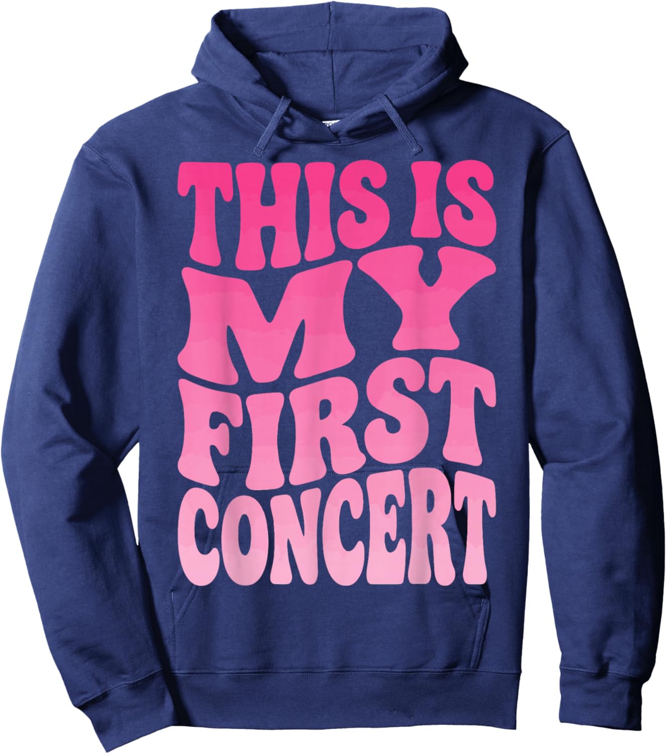 This is My First Concert Hoodie - Hoodie | Navy