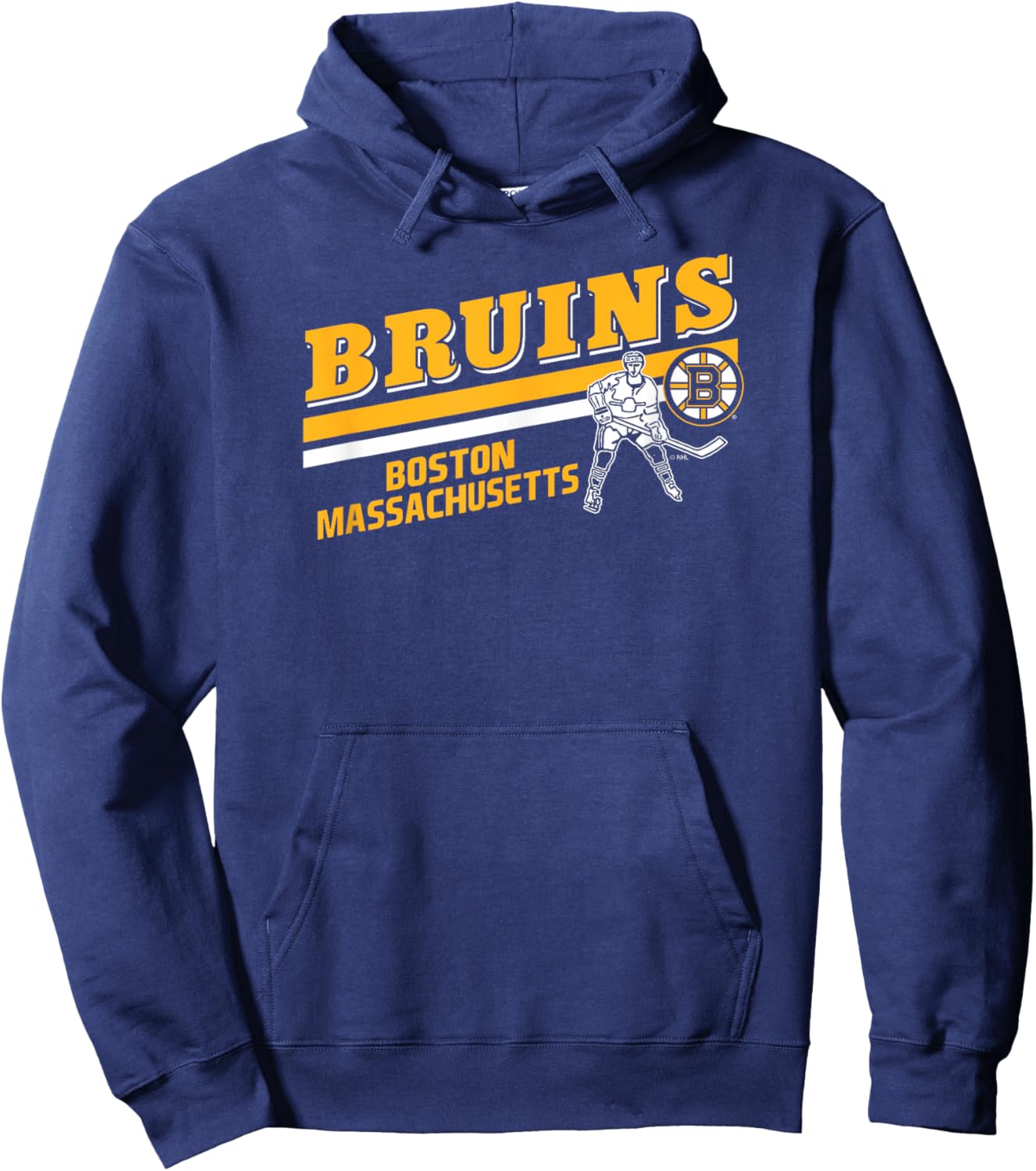 Boston Bruins Player Black Officially Licensed Hoodie - Hoodie | Navy