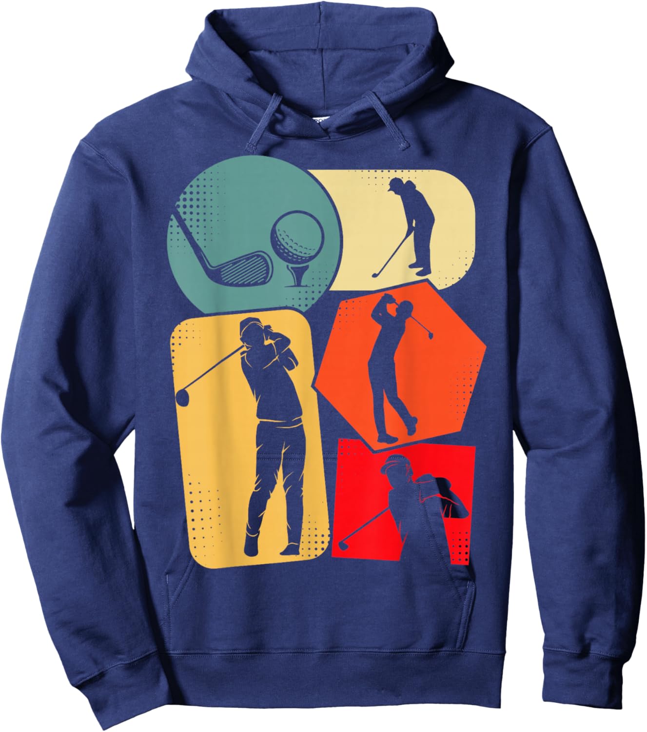 Golf Golfer Kids Boys Men Golfing Hoodie - Hoodie | Navy