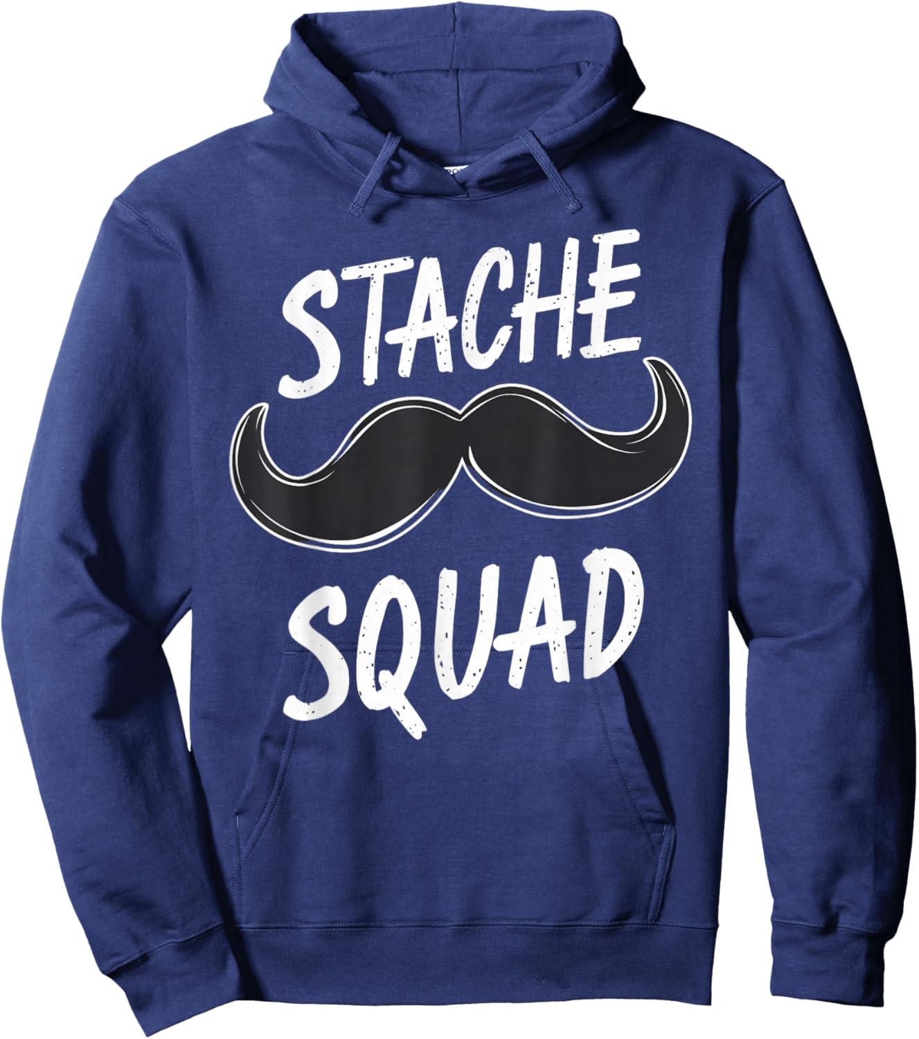 Stache Squad Mustache Group Costume Hoodie - Hoodie | Navy