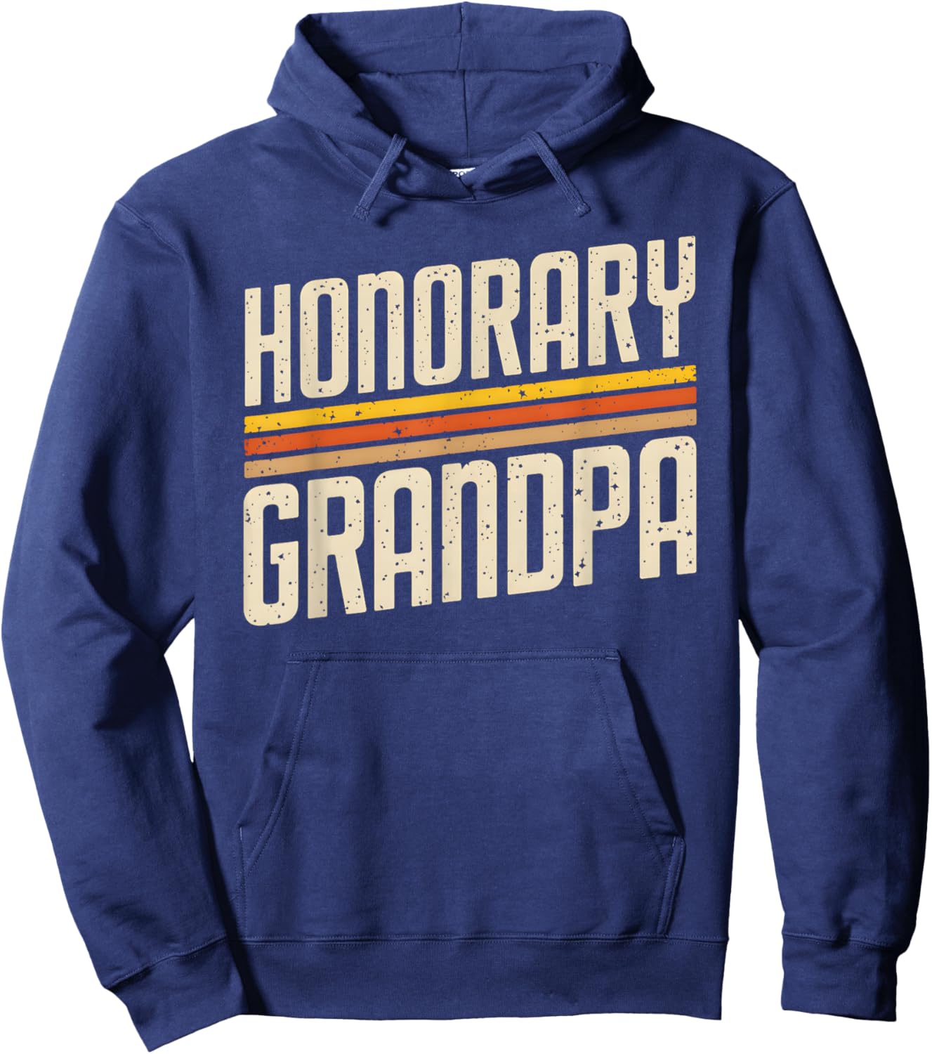 Retro Honorary Grandpa Hoodie - Hoodie | Navy