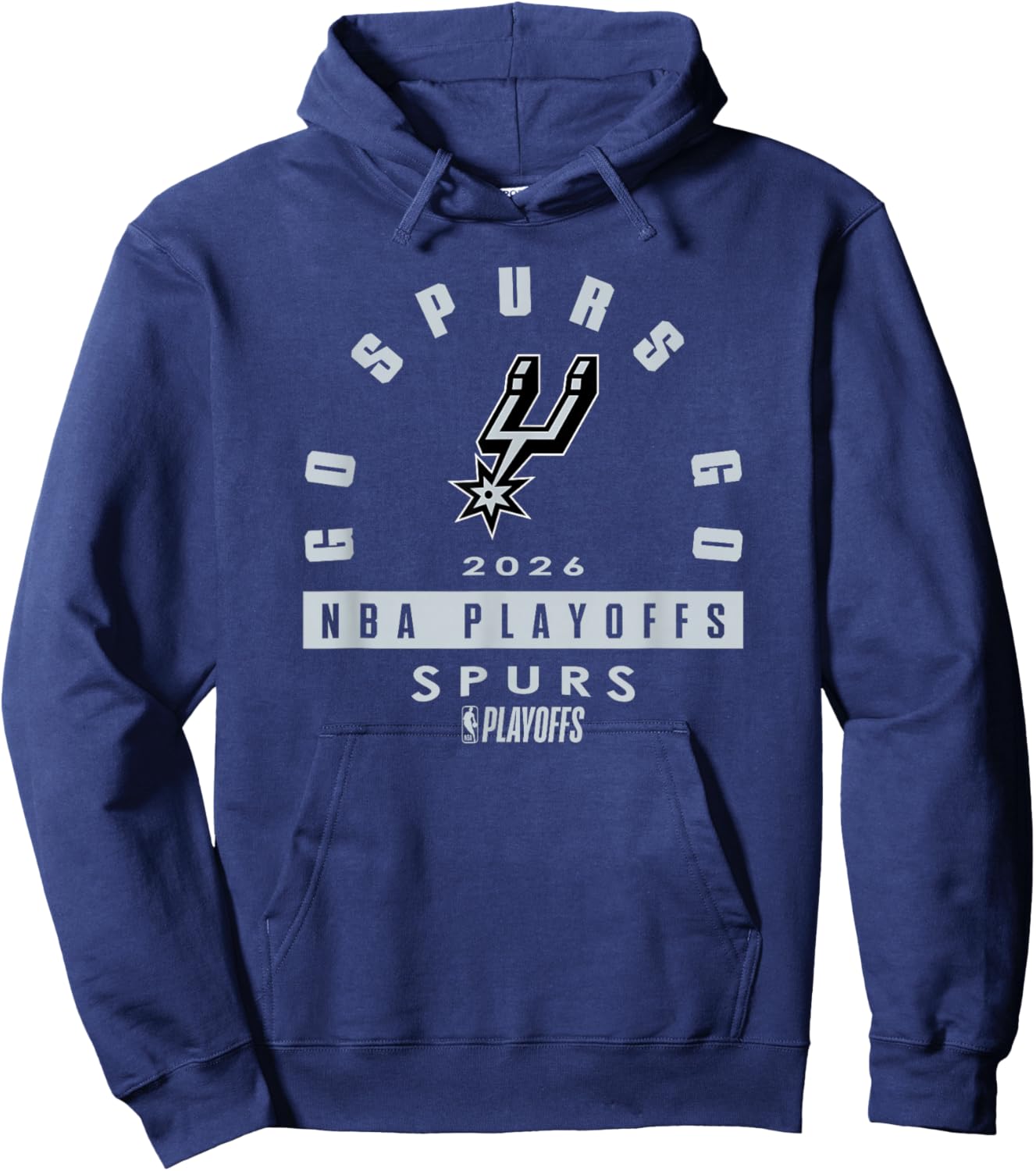NBA 2026 Playoffs Mantra Spurs Over The Rainbow Hoodie - Hoodie | Navy