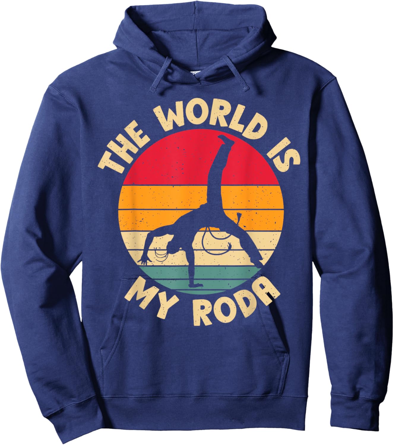 The World is my Roda Capoeira Hoodie - Hoodie | Navy