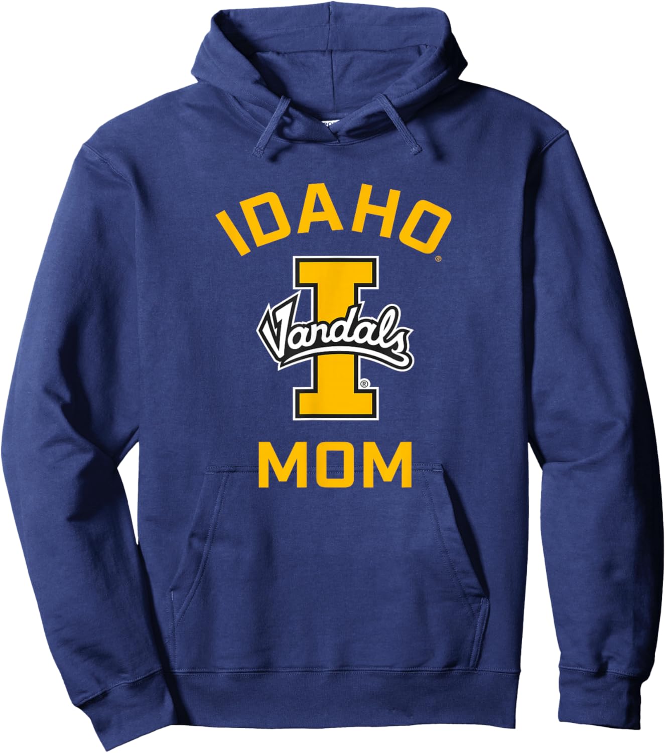 University of Idaho Vandals Arched Mom Hoodie - Hoodie | Navy