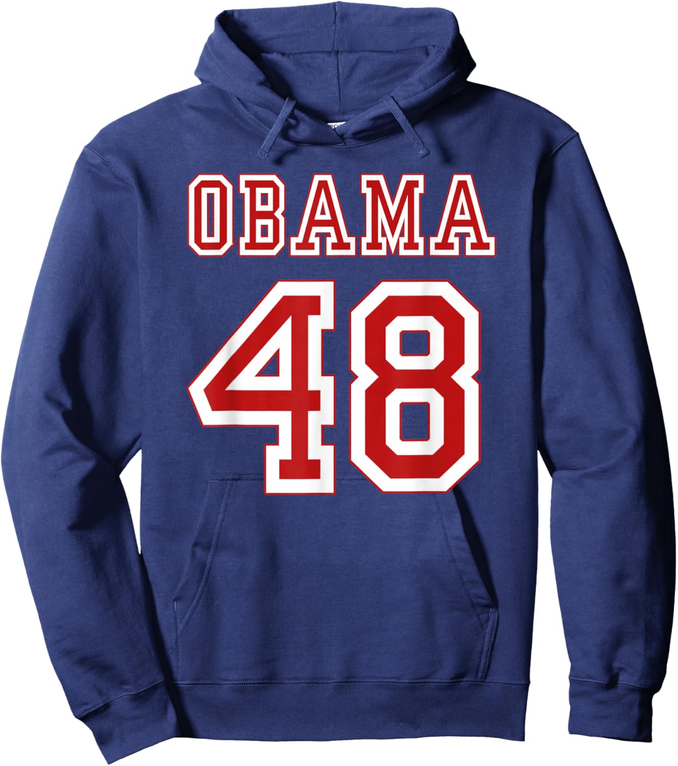Barack Obama 48 48th President Democrat Hoodie - Hoodie | Navy