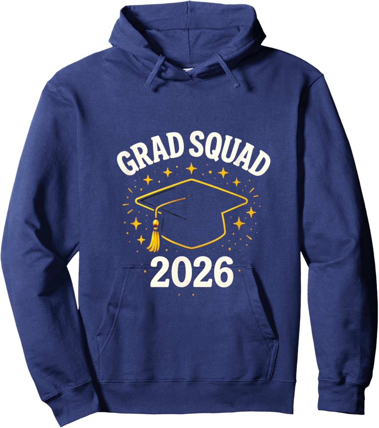 Grad Squad 2026 - Senior Class Graduation Party Hoodie - Hoodie | Navy