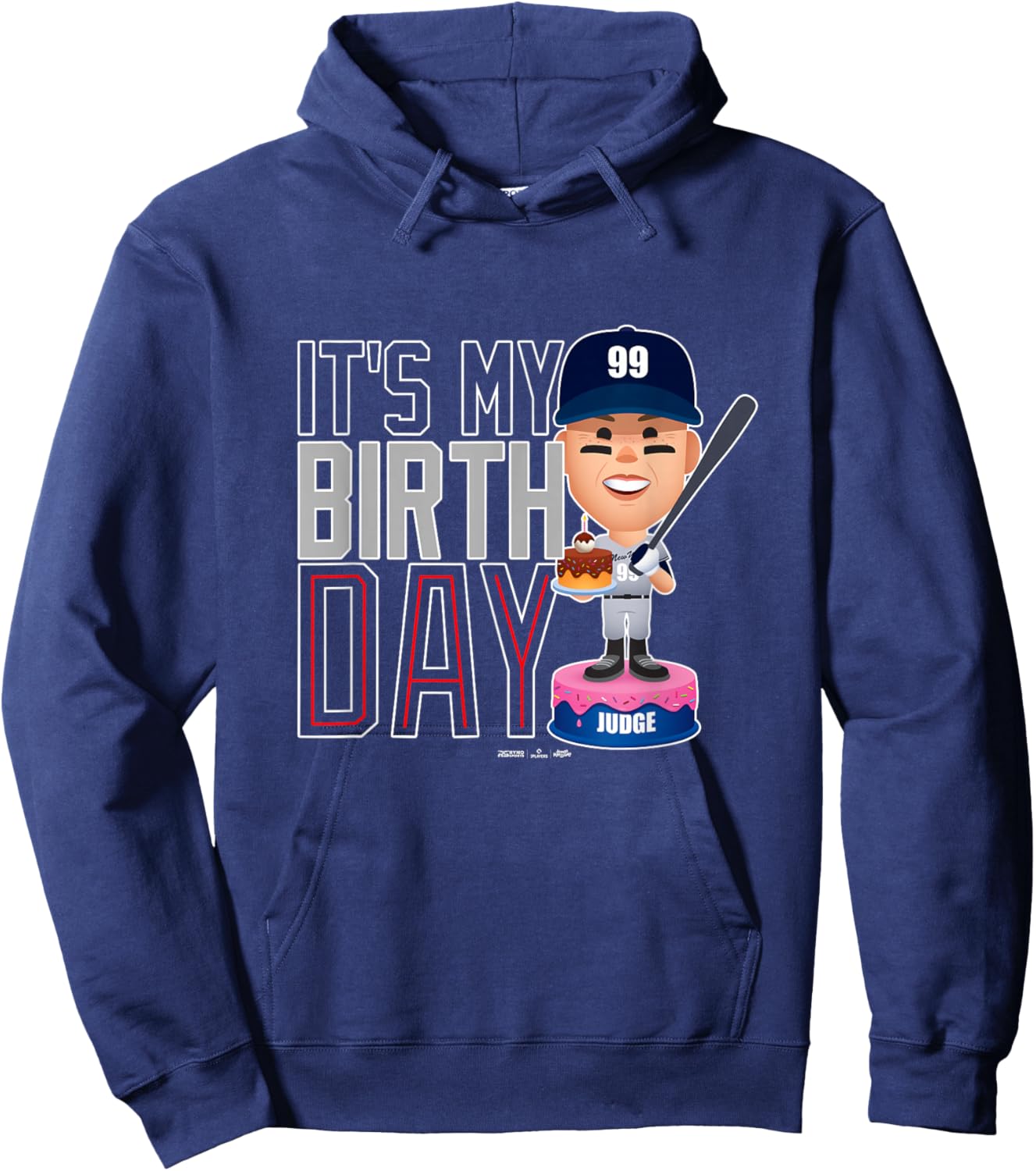 Aaron Judge New York Baseball Birthday MLBPA Hoodie - Hoodie | Navy