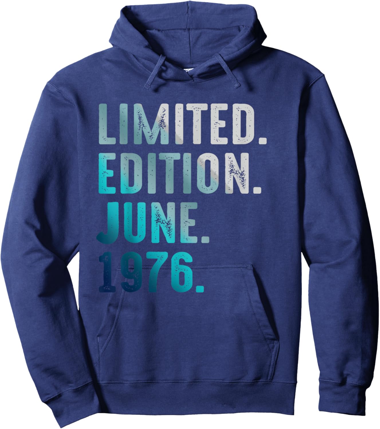 Édition limitée Juin 1976 Retro Vintage 1976 Hoodie - Hoodie | Navy