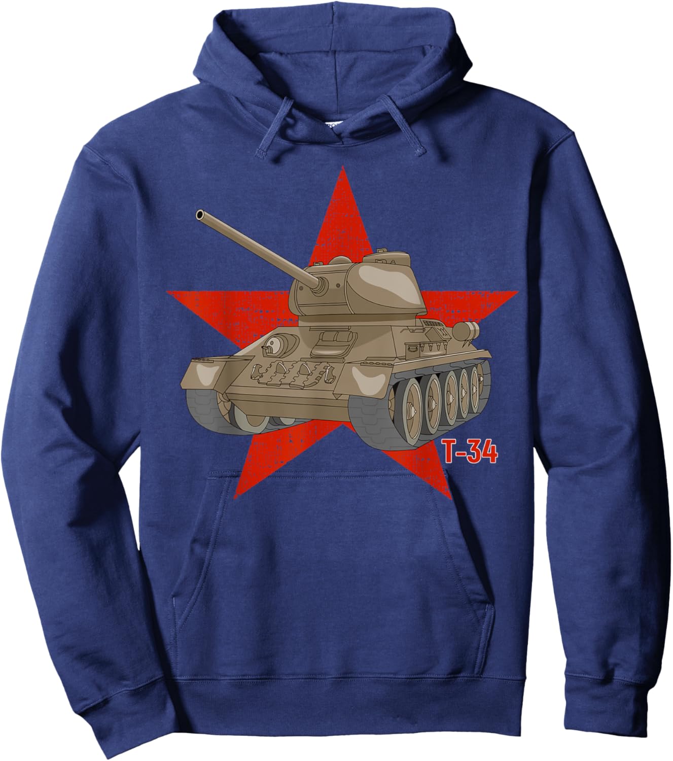 T-34 Soviet Tank WWII Army Tank Hoodie - Hoodie | Navy