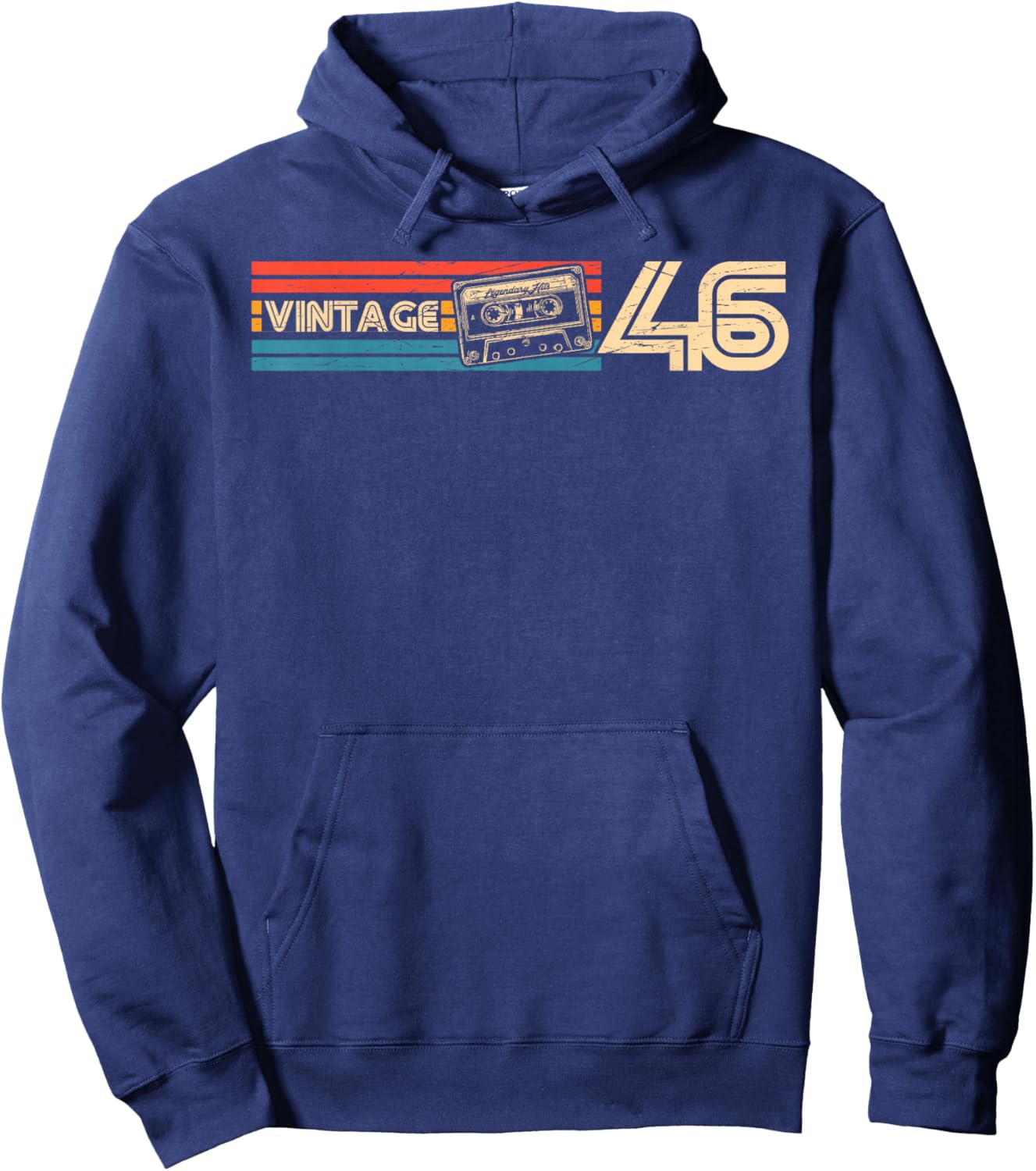 Original 1946 Vintage Birthday 80 Years Women Hoodie - Hoodie | Navy