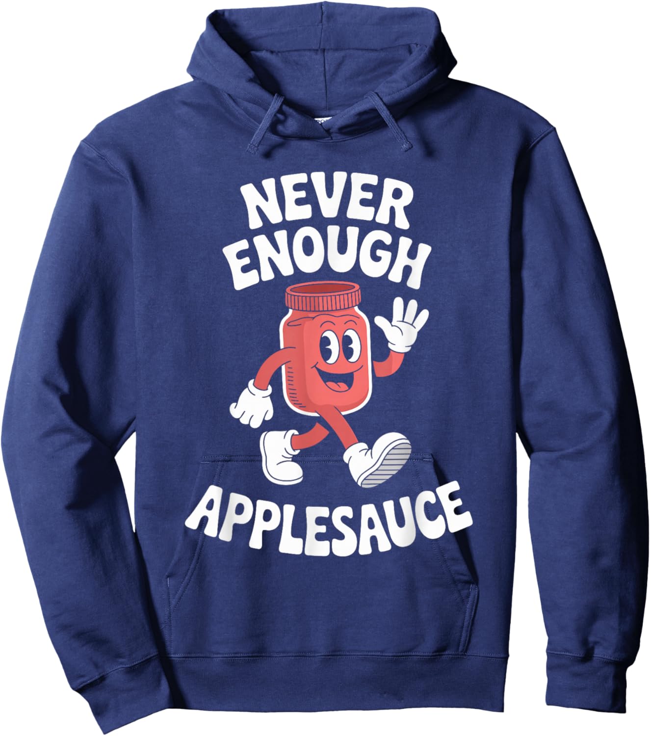 Funny Applesauce Retro Hoodie - Hoodie | Navy