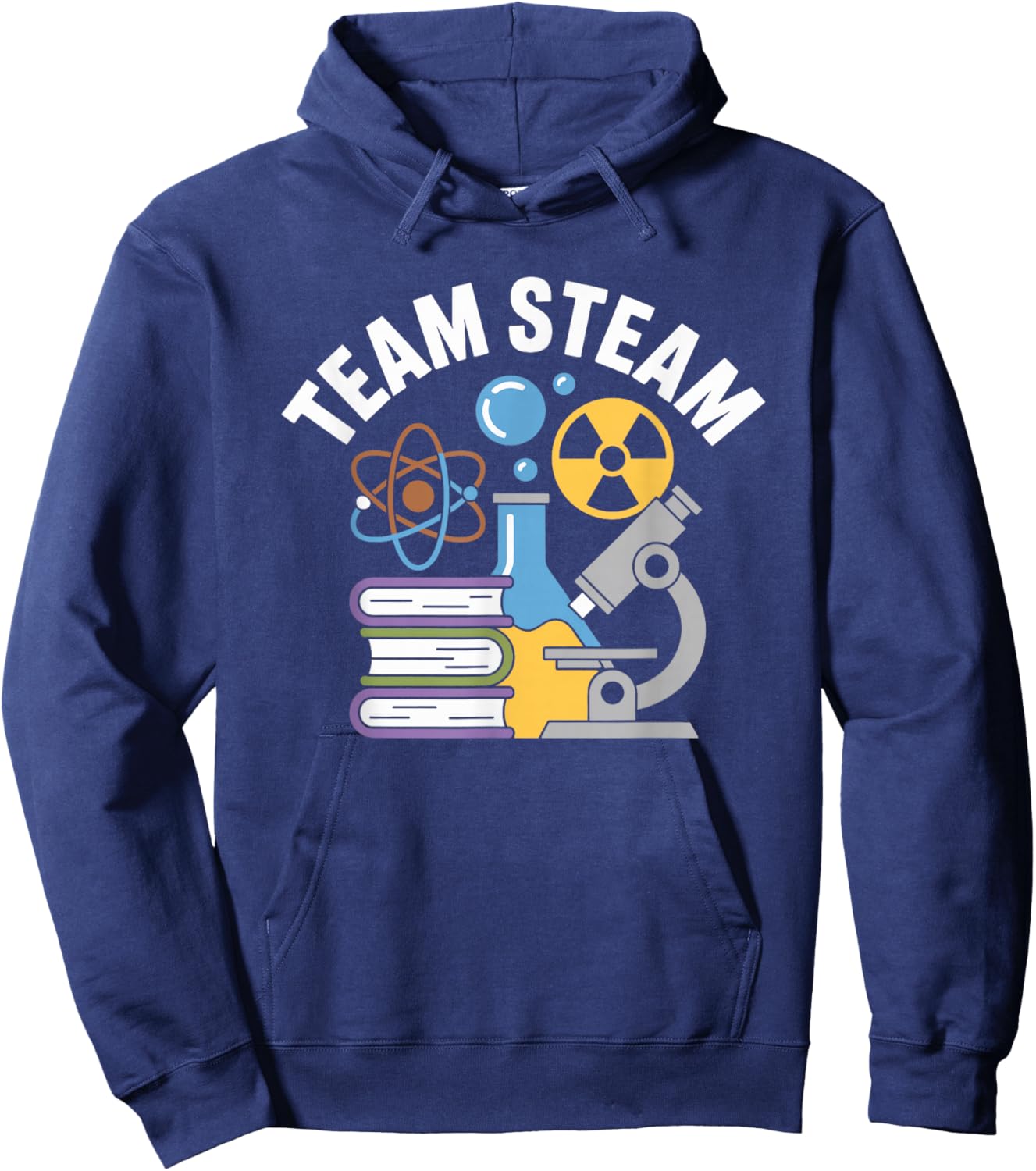 Team STEAM, Math Teacher and Science Teaching Hoodie - Hoodie | Navy