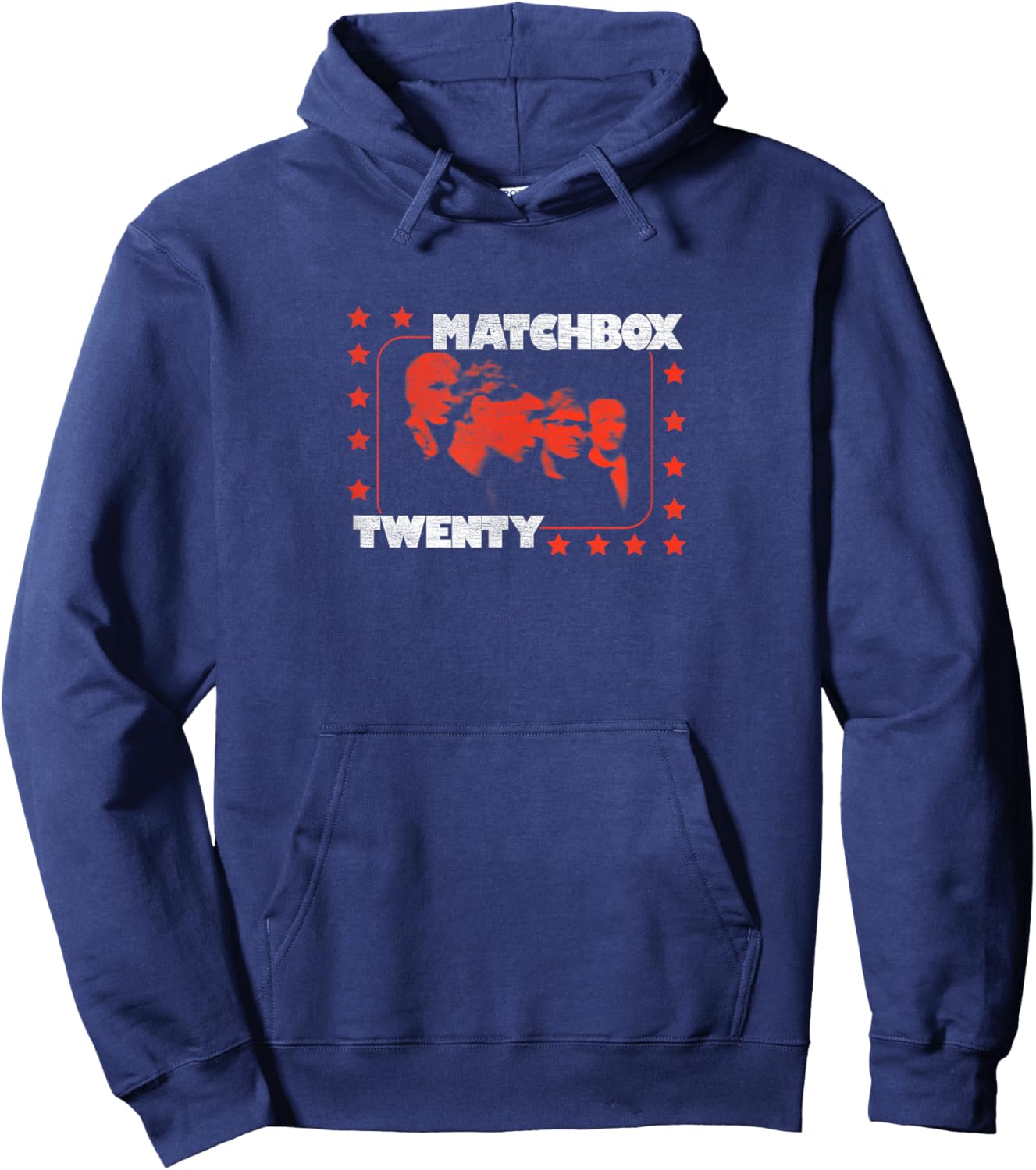 Matchbox Twenty Blur Portrait Hoodie - Hoodie | Navy