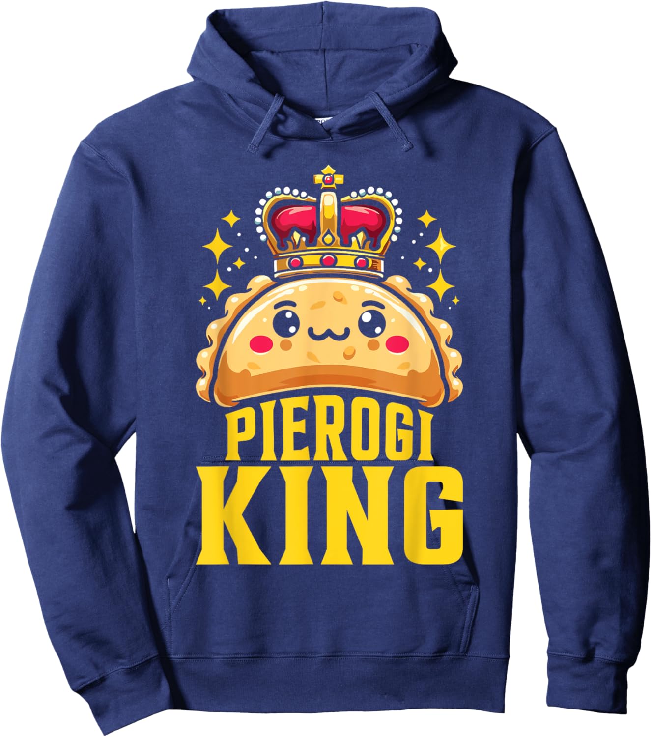 Pierogi King Hoodie - Hoodie | Navy