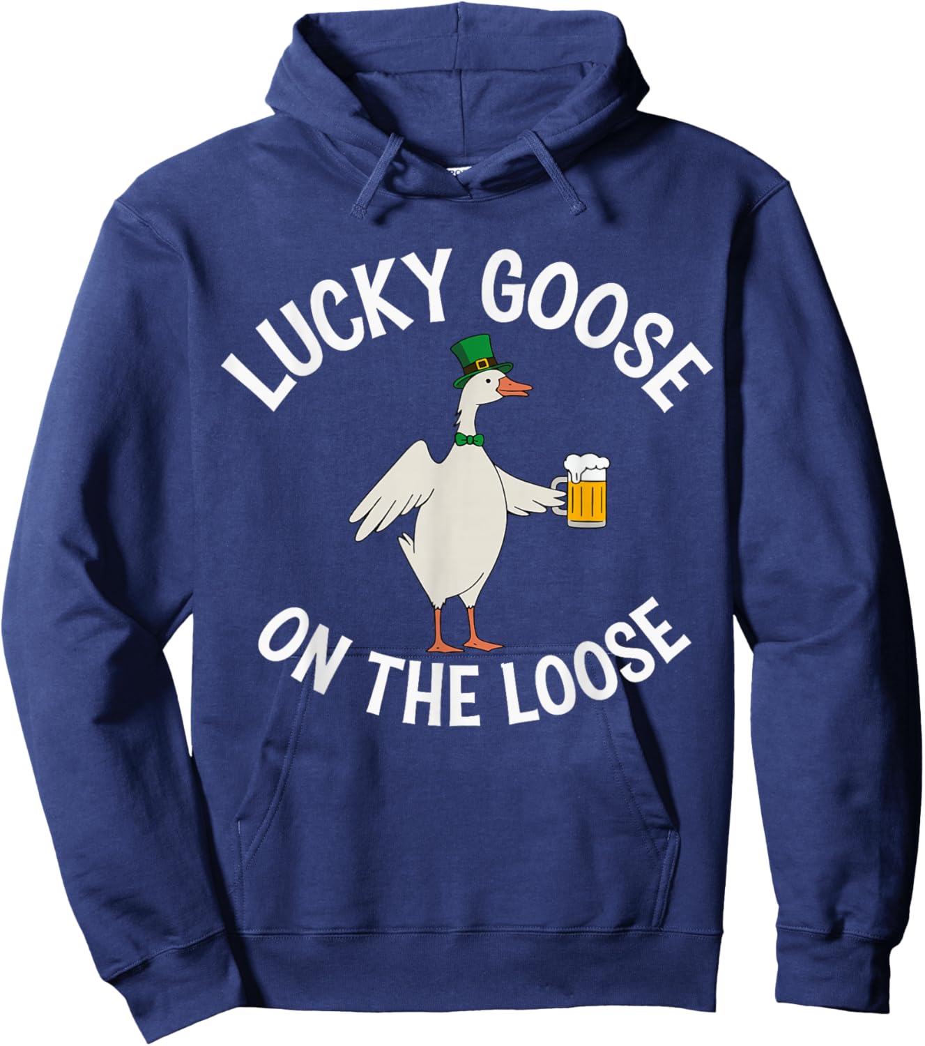 Lucky Goose On The Loose Hoodie - Hoodie | Navy