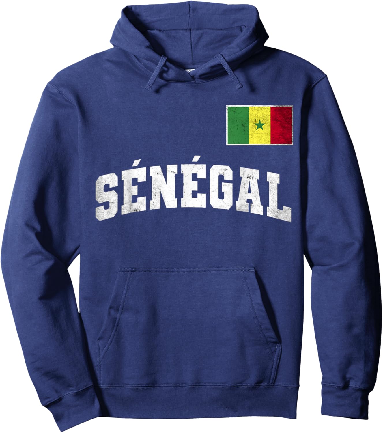 Drapeau de la Sénégal - Supporters Sénégalais Hoodie - Hoodie | Navy