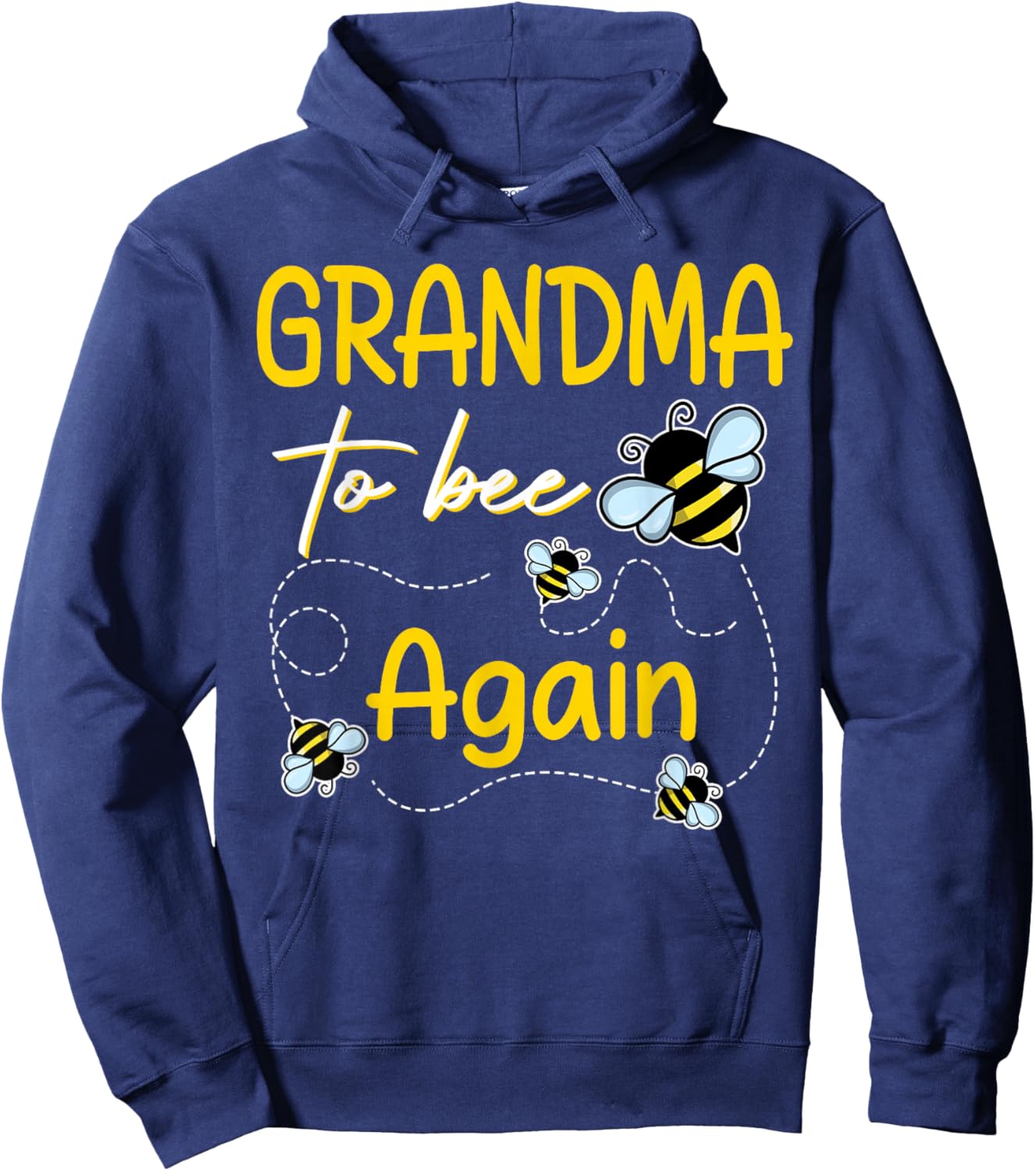 Grandma to Bee Again Matching Family Hoodie - Hoodie | Navy