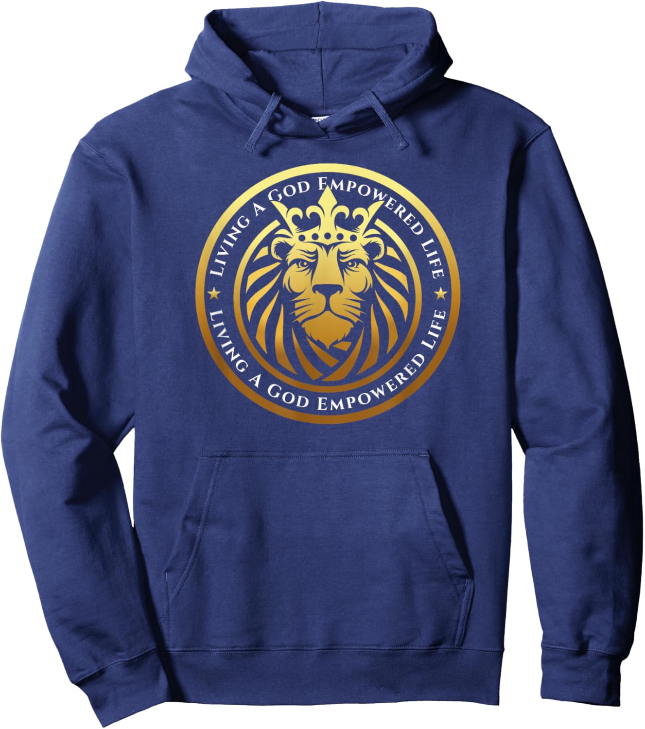 Living a God Empowered Life Hoodie - Hoodie | Navy