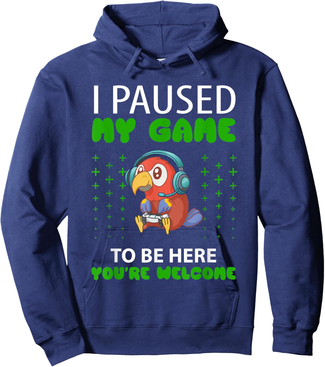 Owl Gamer Video Game Gaming Hoodie - Hoodie | Navy