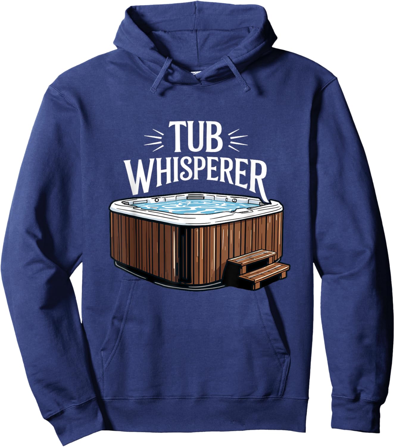 Whirlpool Funny Hot Tub Hoodie - Hoodie | Navy