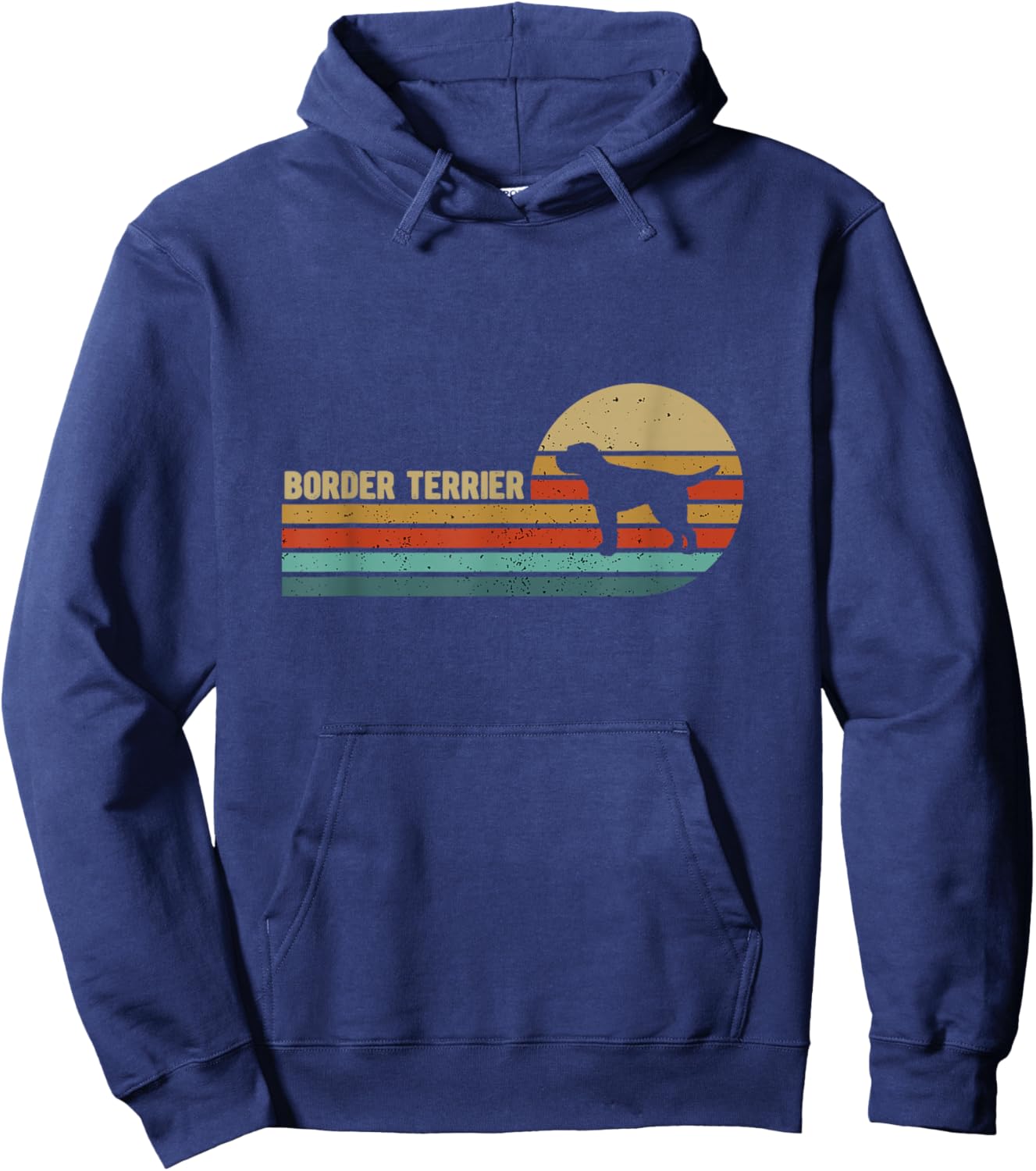 Border Terrier Dog Hoodie - Hoodie | Navy