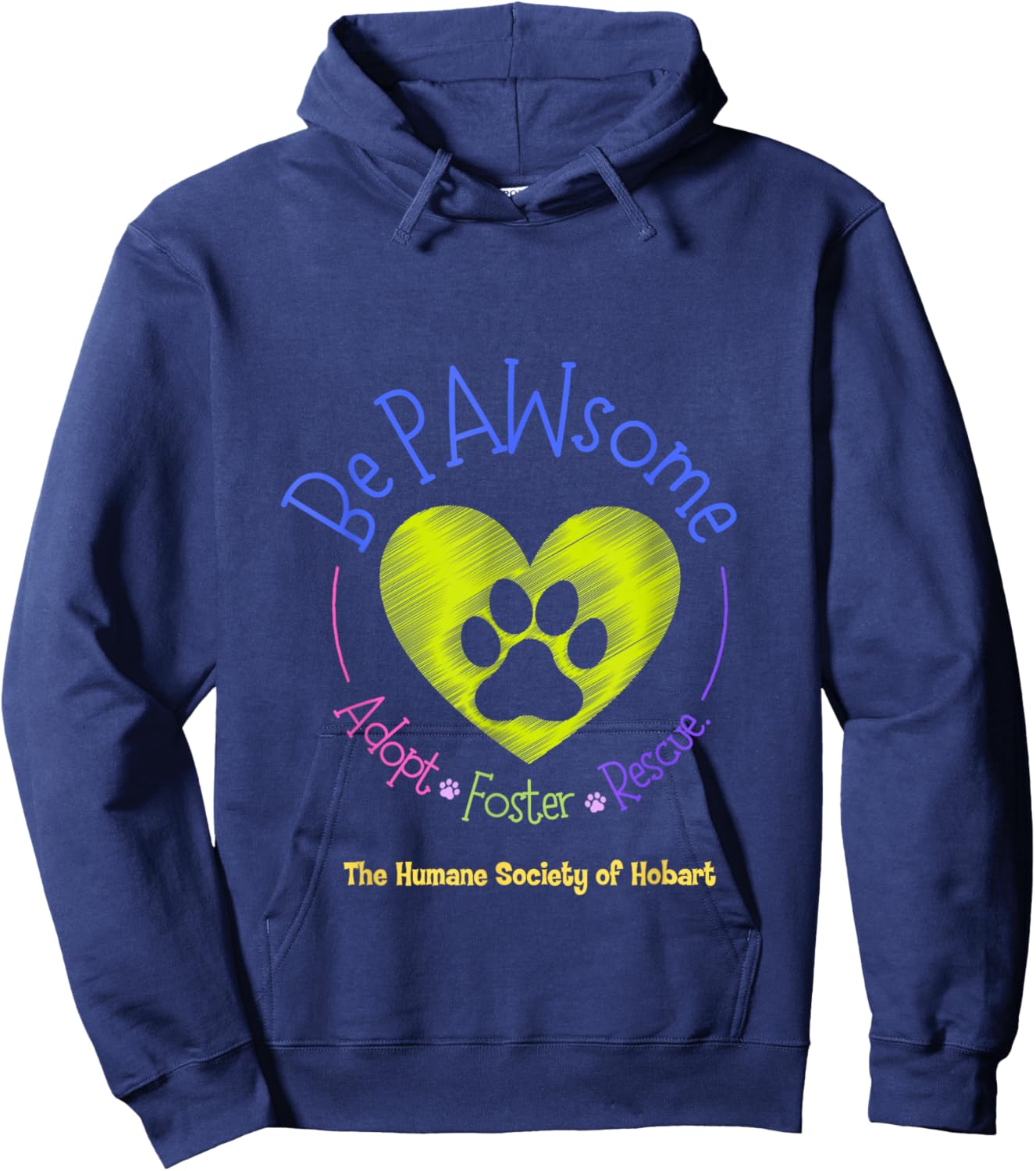 Be Pawsome - HSH Hoodie - Hoodie | Navy
